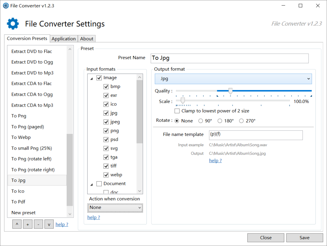 免费开源 万能 快速格式转换工具：FILE CONVERTER