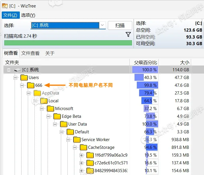 C盘爆满？教几个网上99%作者都没提到的C盘清理方法！