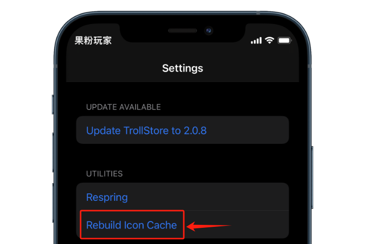 必更，TrollStore2.0.8修复断网，闪退