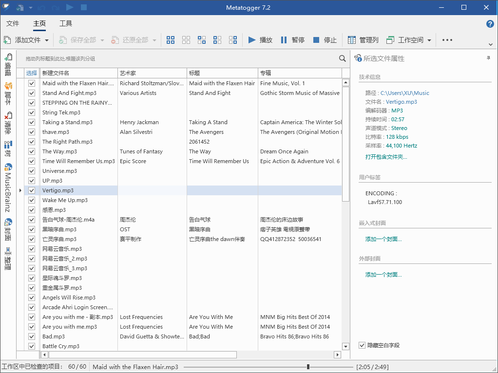 音频文件标签编辑器 Metatogger v7.2.2.4 多语言免费版下载