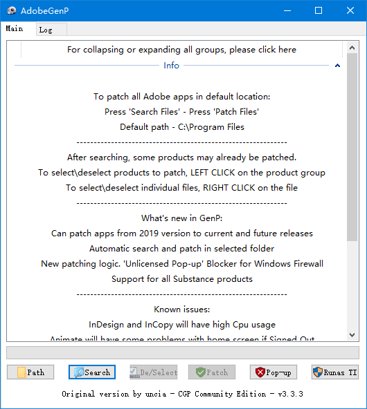 AdobeGenP(Adobe全家桶系列激活工具) v3.6.8 / 3.4.14.1 绿色版